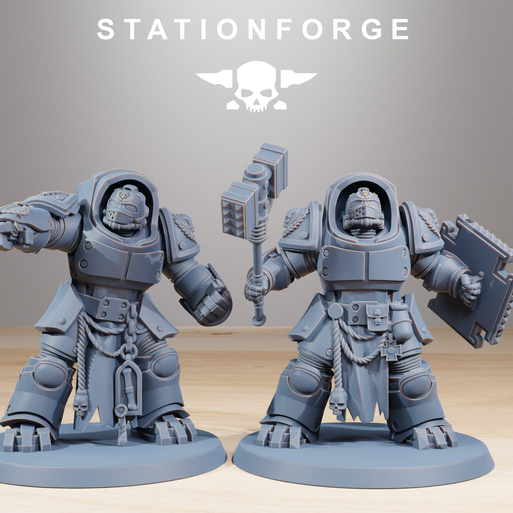 Socratis Melee Unit from StationForge/10 Miniatures +Gratis Bases