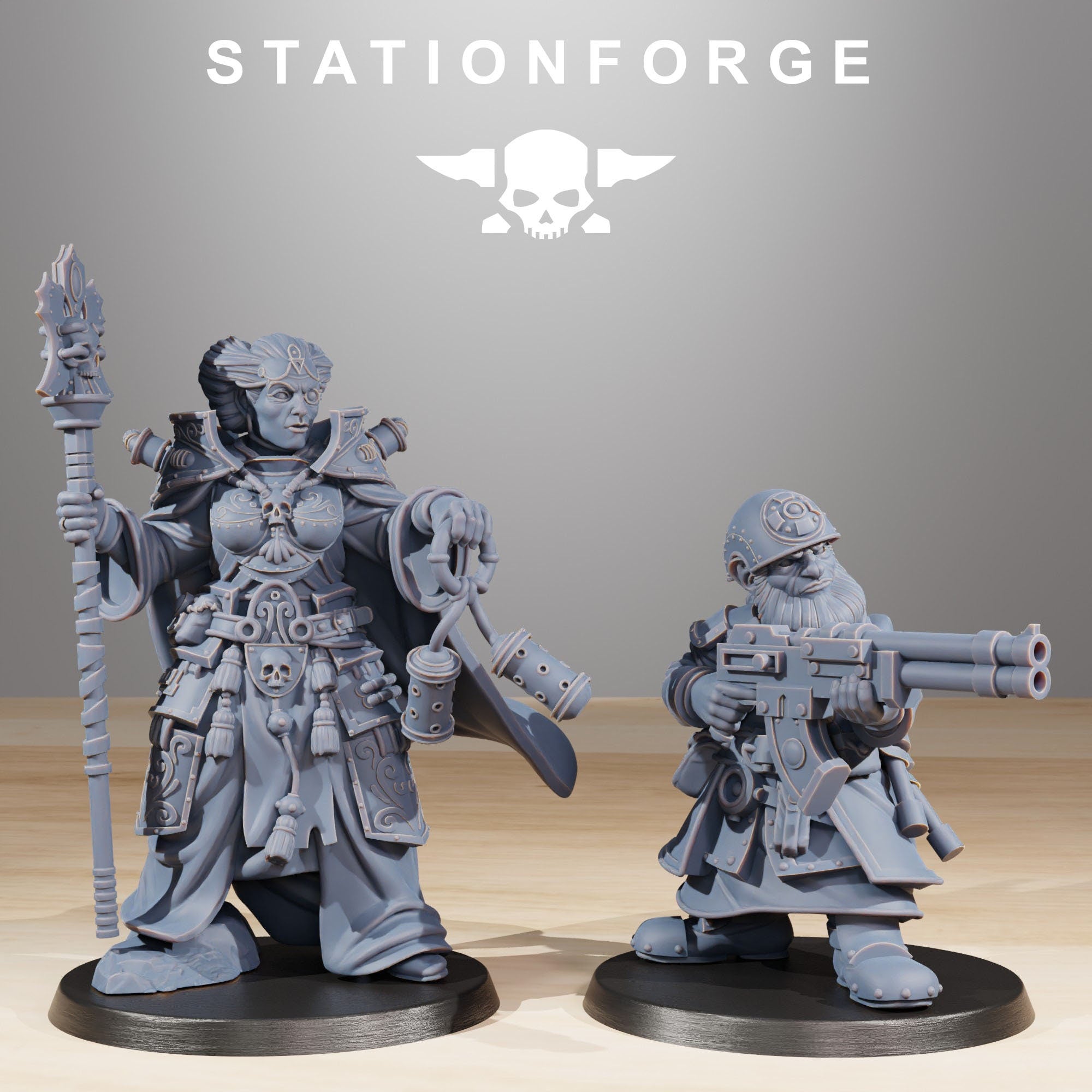 RoyalGuard Elites from StationForge/10 Miniatures +Gratis Bases