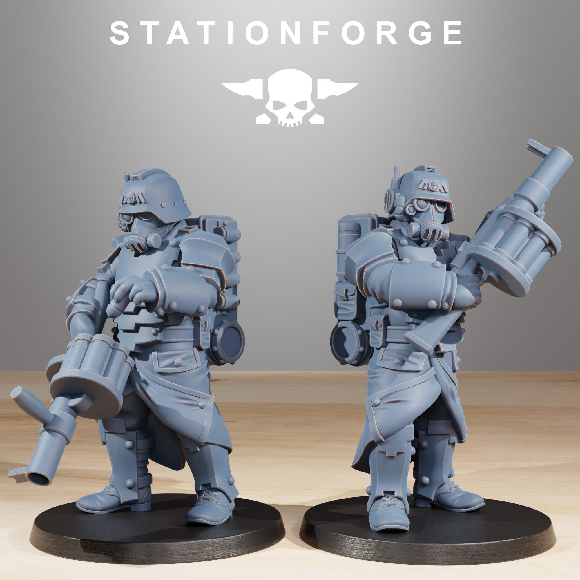 GrimGuard Tinkers 2.0 from StationForge/10 Miniatures +Gratis Bases