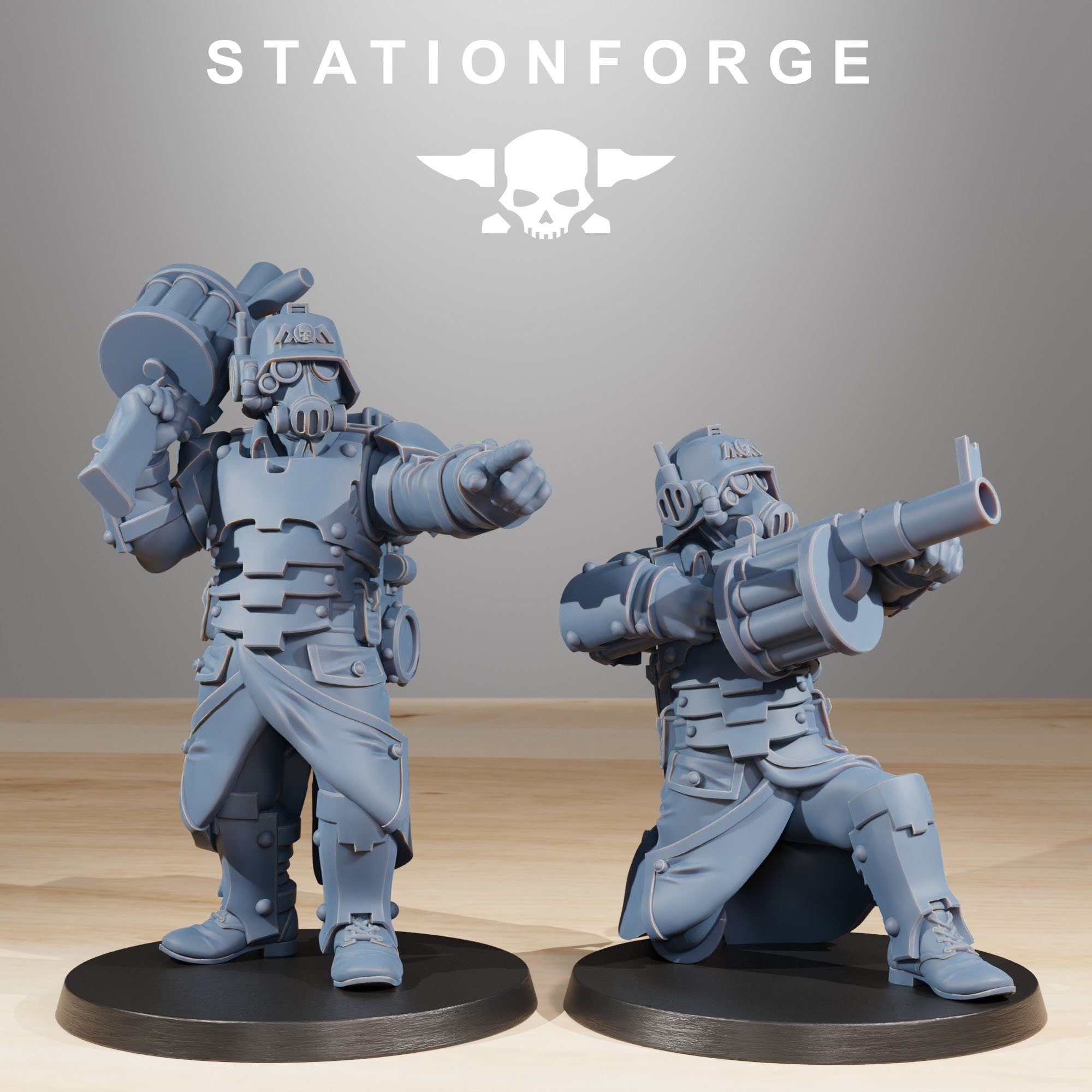 GrimGuard Tinkers 2.0 from StationForge/10 Miniatures +Gratis Bases