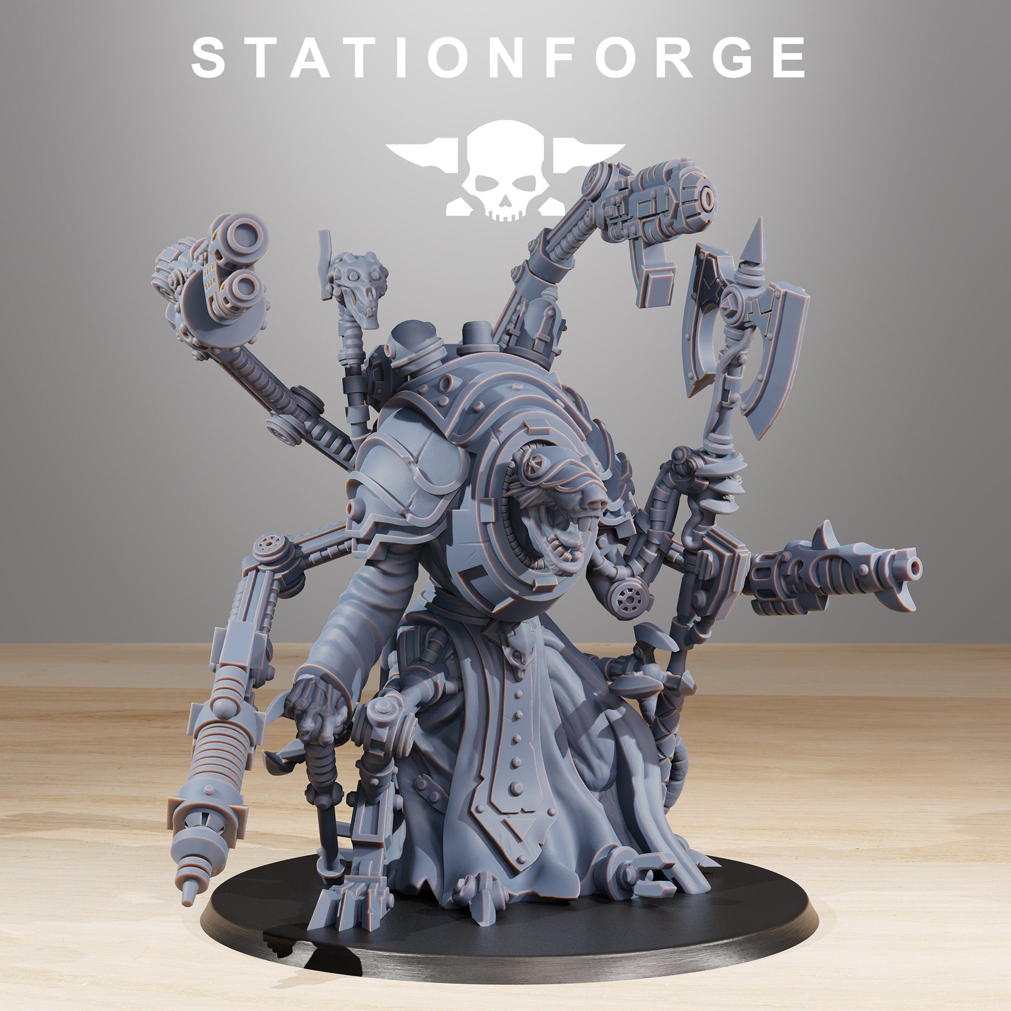 Raticus Techer from StationForge/Wargame Miniature+ Gratis Base