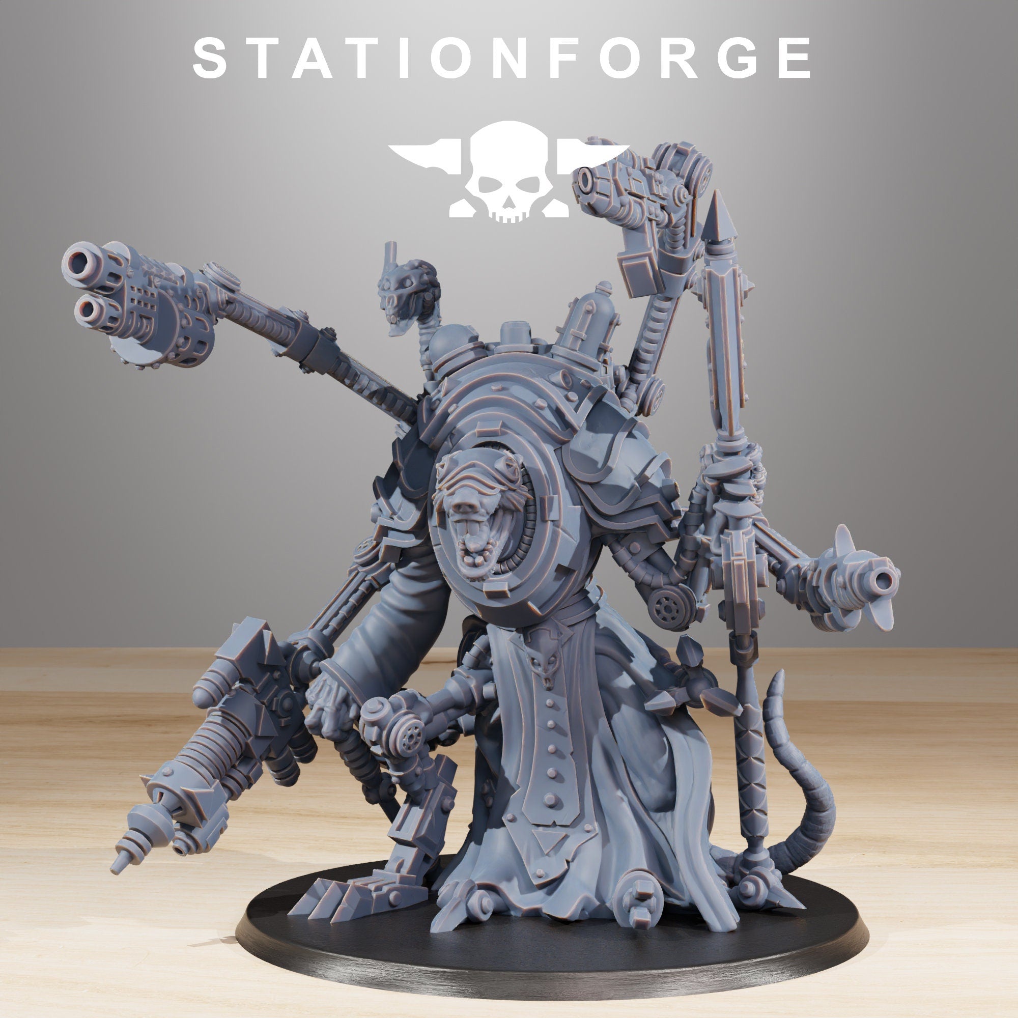 Raticus Techer from StationForge/Wargame Miniature+ Gratis Base