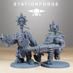 Orkaz SkullKrushers from StationForge/10 Miniatures +Gratis Bases