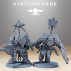 Orkaz SkullKrushers from StationForge/10 Miniatures +Gratis Bases