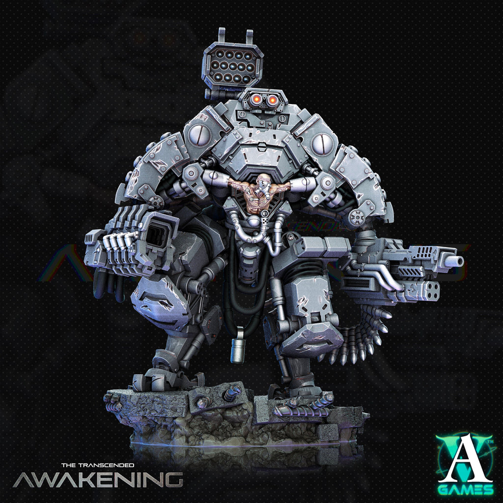 Trancended Vastators Ver.3 von ArchvillainGames, Wargame/ Tabletop Miniature mit Base
