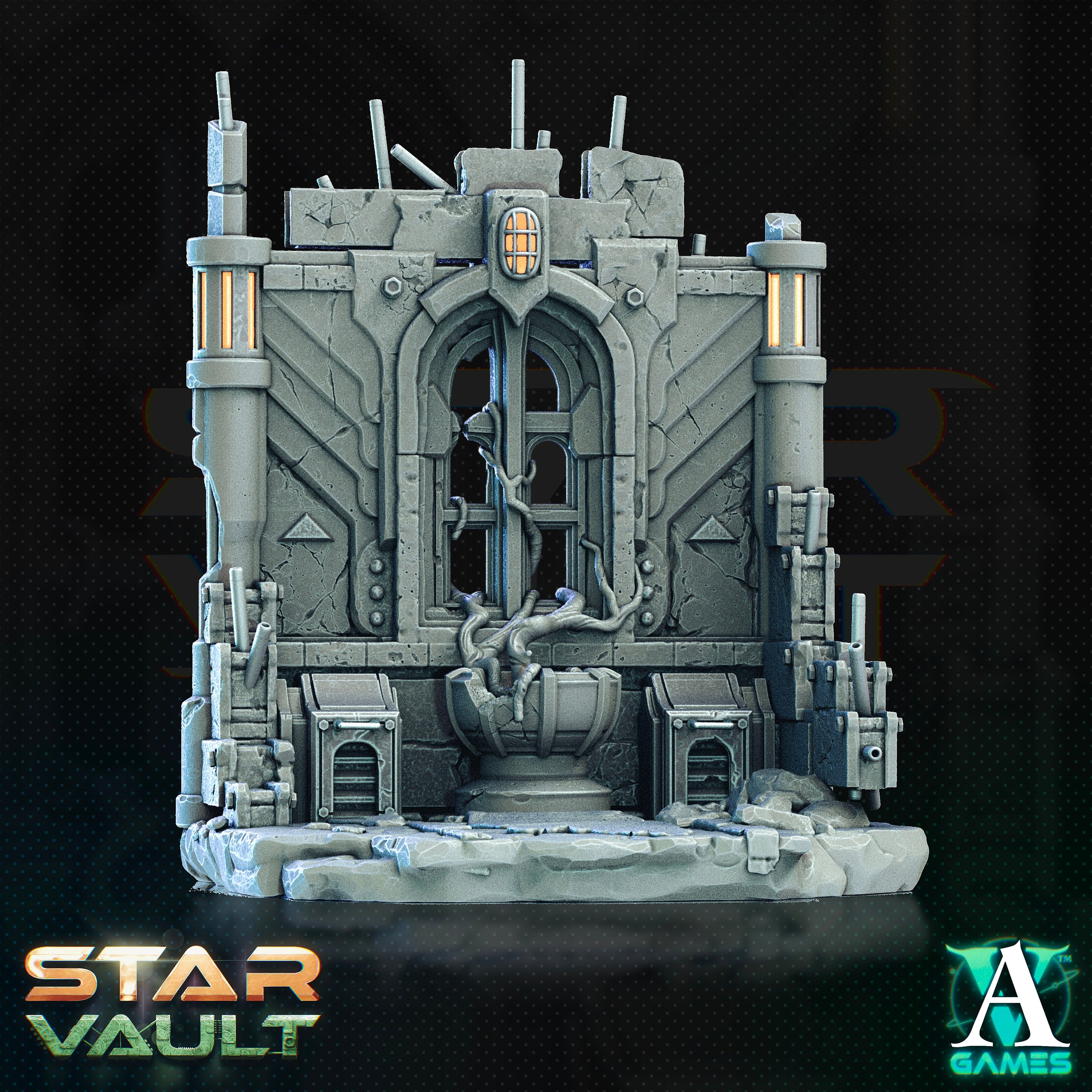 Sci-Fi Diorama Ver.1 von ArchvillainGames, Wargame/ Tabletop Miniature