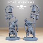 Corrupted Guard Walkers from StationForge/11 Miniatures +Gratis Bases