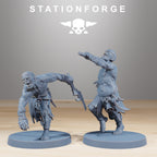 Corrupted Guard Walkers from StationForge/11 Miniatures +Gratis Bases