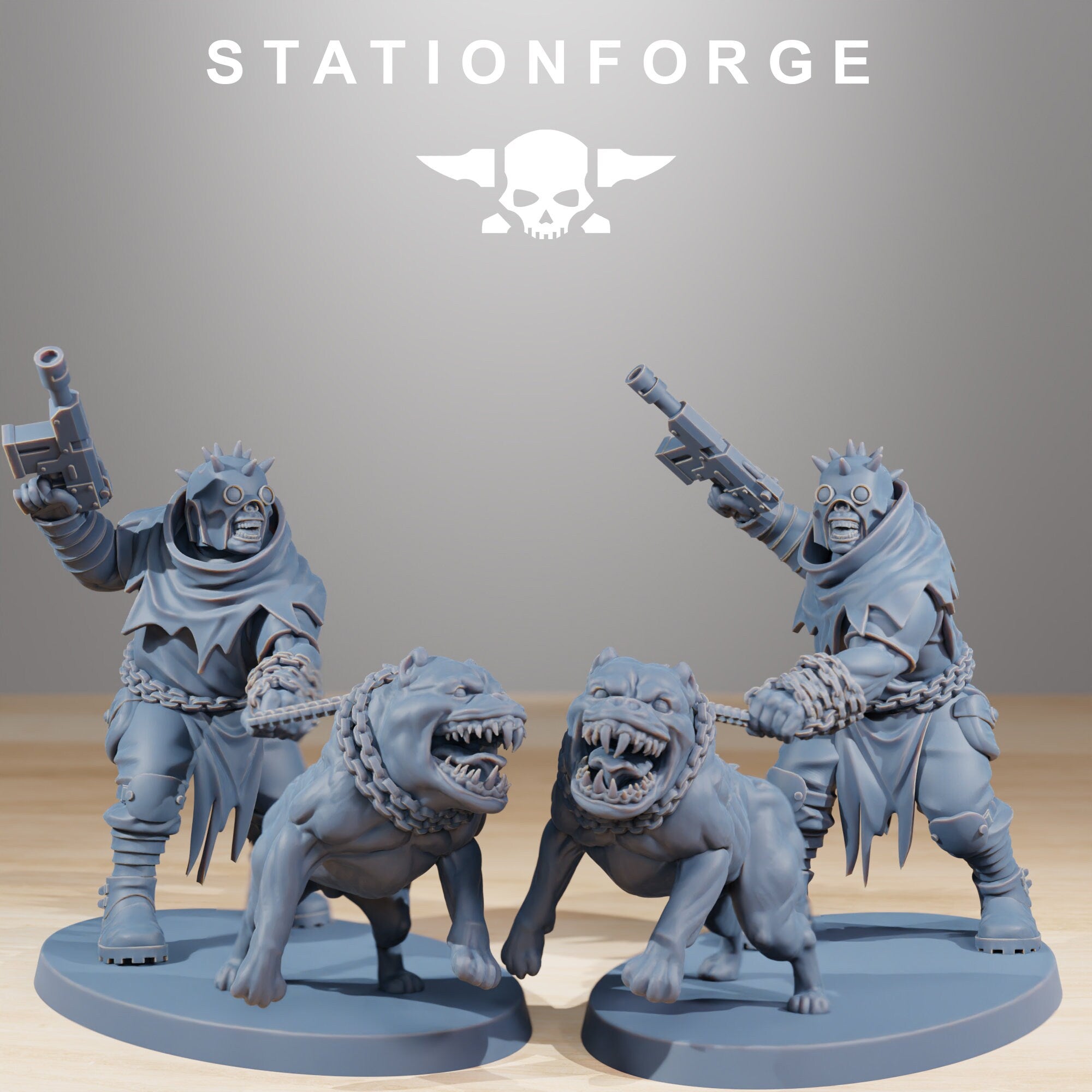 CorruptedGuard Nomads from StationForge/10 Miniatures +Gratis Bases