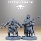 CorruptedGuard Nomads from StationForge/10 Miniatures +Gratis Bases