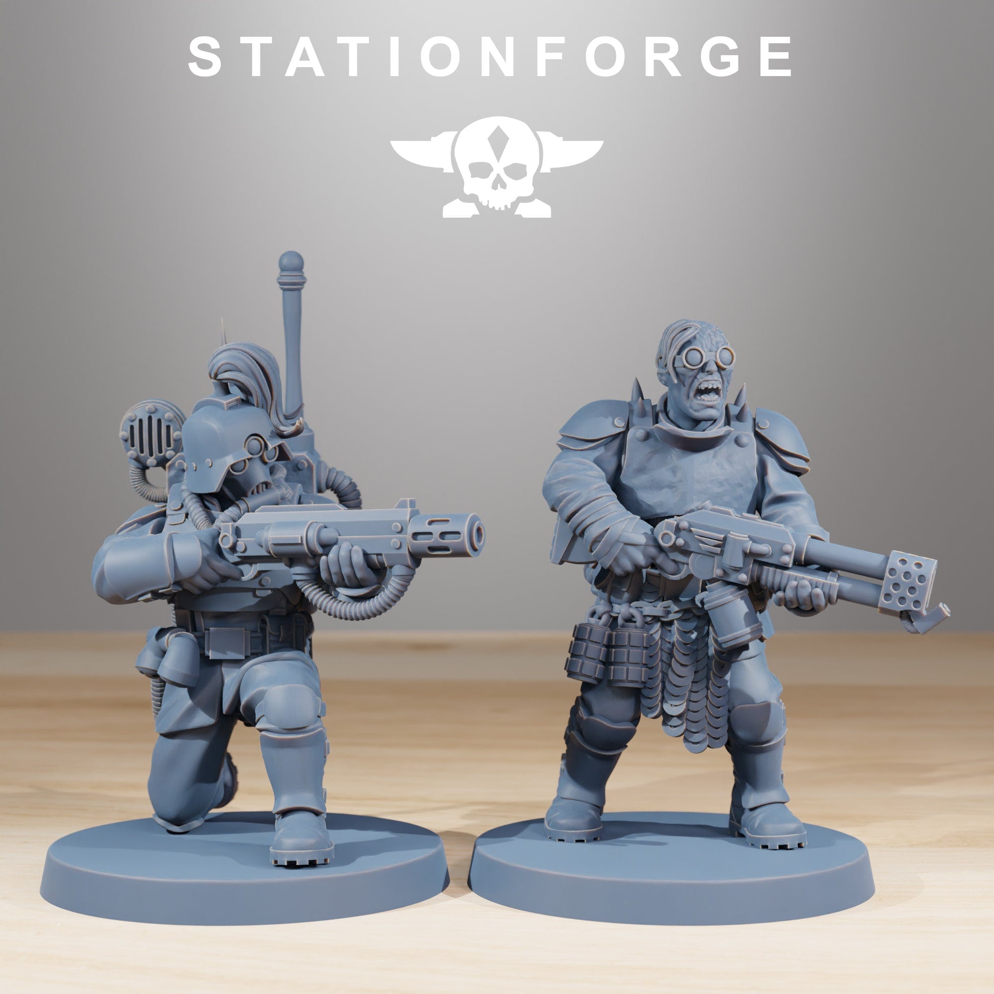 CorruptedGuard The Forsaken from StationForge/13 Miniatures +Gratis Bases