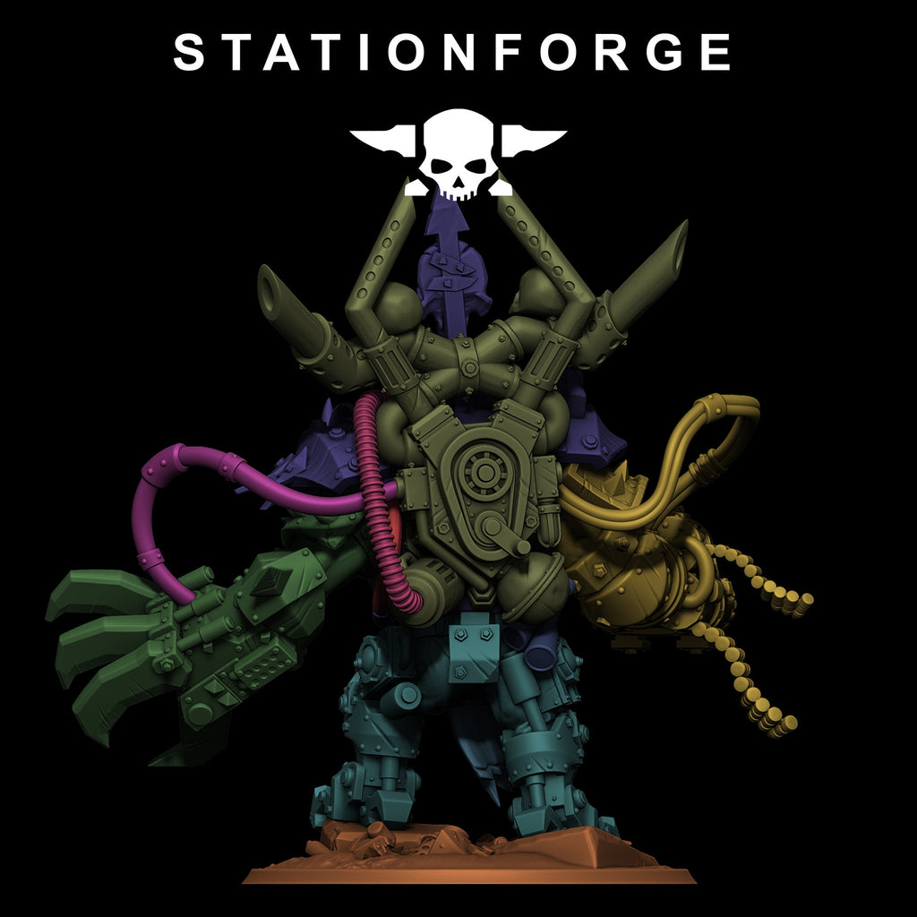 Orkaz Troll Boss from StationForge/Wargame Miniature+ Gratis Base