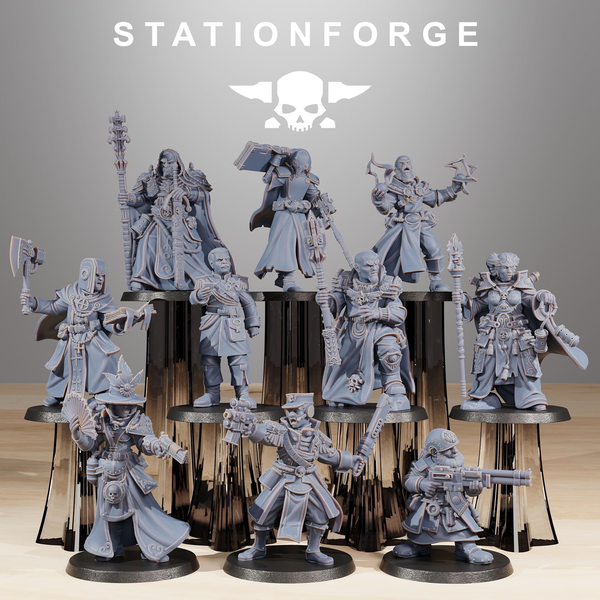 RoyalGuard Elites from StationForge/10 Miniatures +Gratis Bases