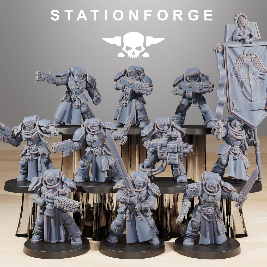 Socratis Elites from StationForge/10 Miniatures +Gratis Bases
