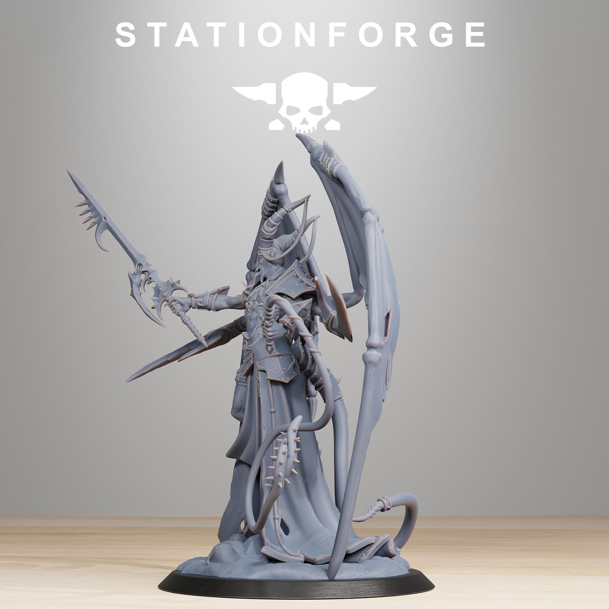 Demon Queen from StationForge/Wargame Miniature+ Gratis Base