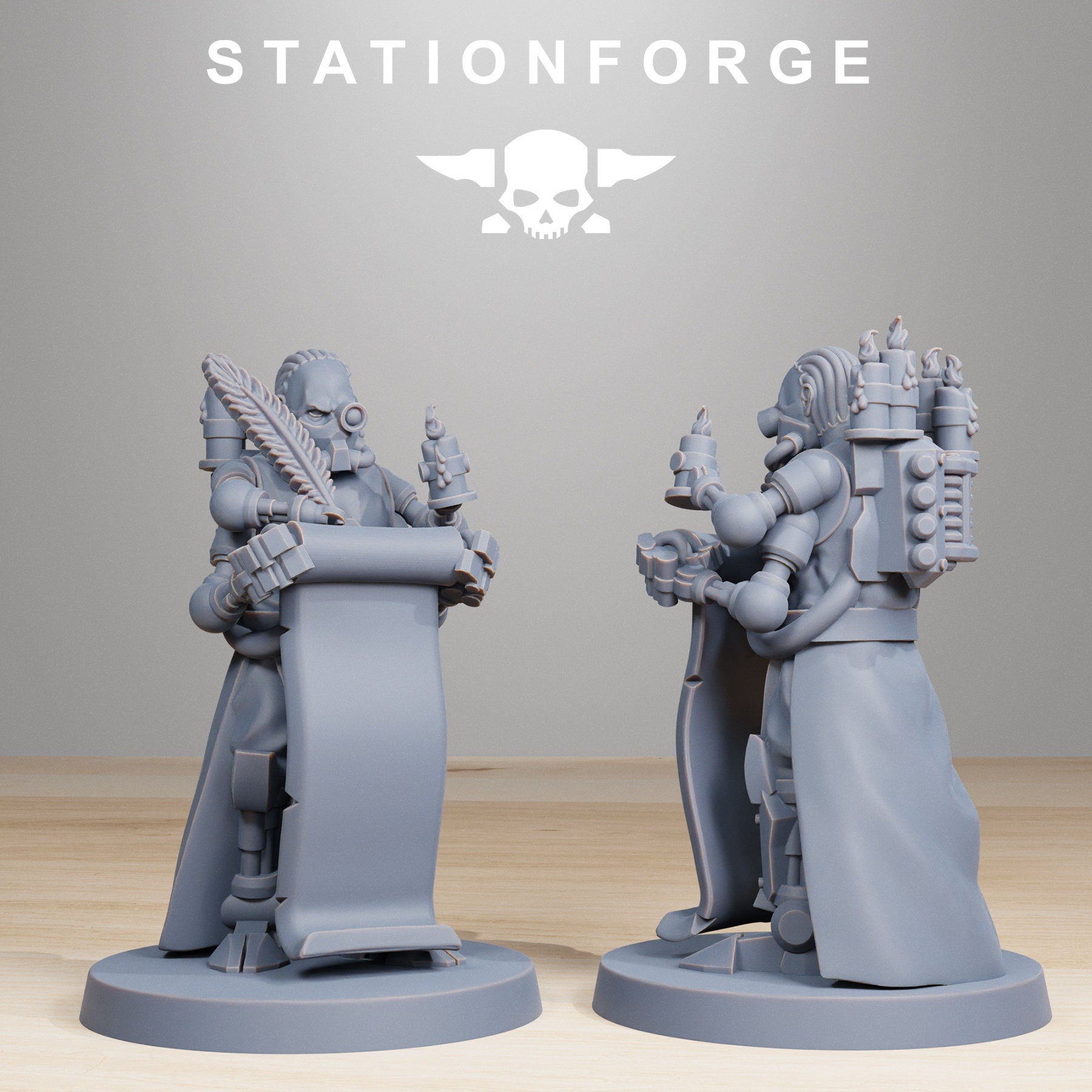 Scavenger Vicars from StationForge/10 Wargame Miniatures+ Gratis Bases