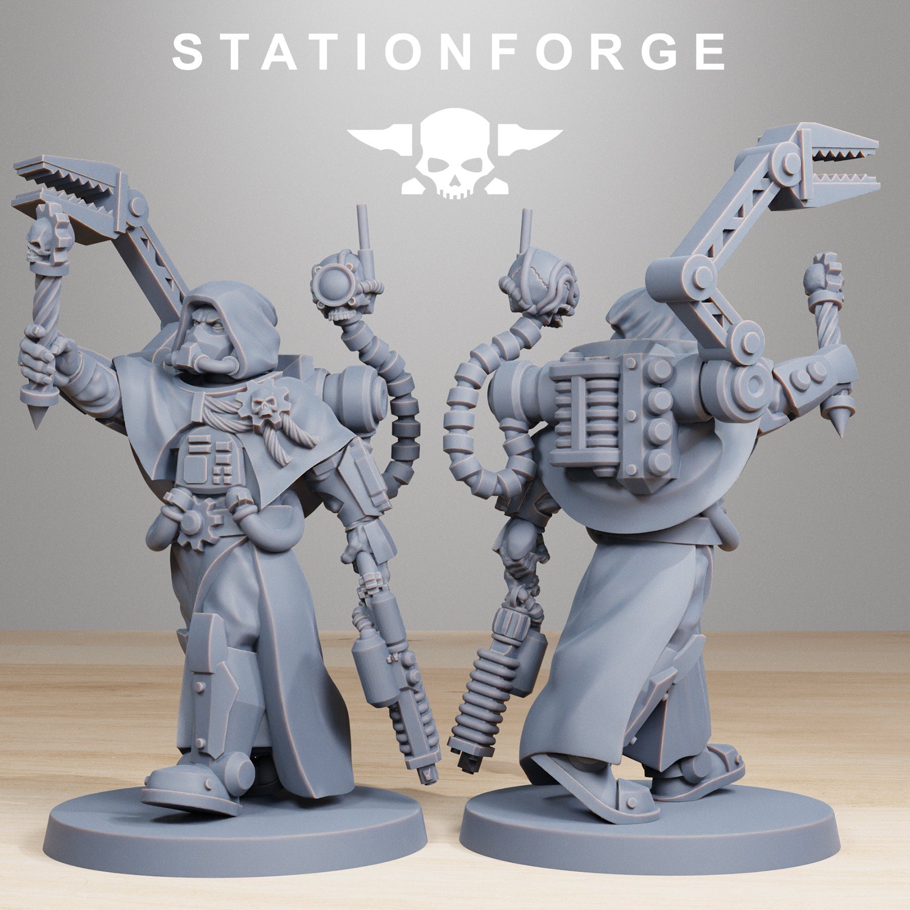 Scavenger Vicars from StationForge/10 Wargame Miniatures+ Gratis Bases