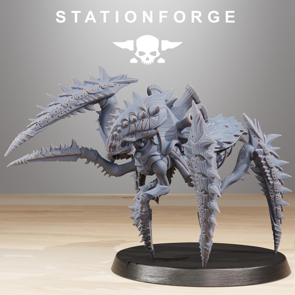 Xenarid Crawlers from StationForge/10 Miniatures +Gratis Bases