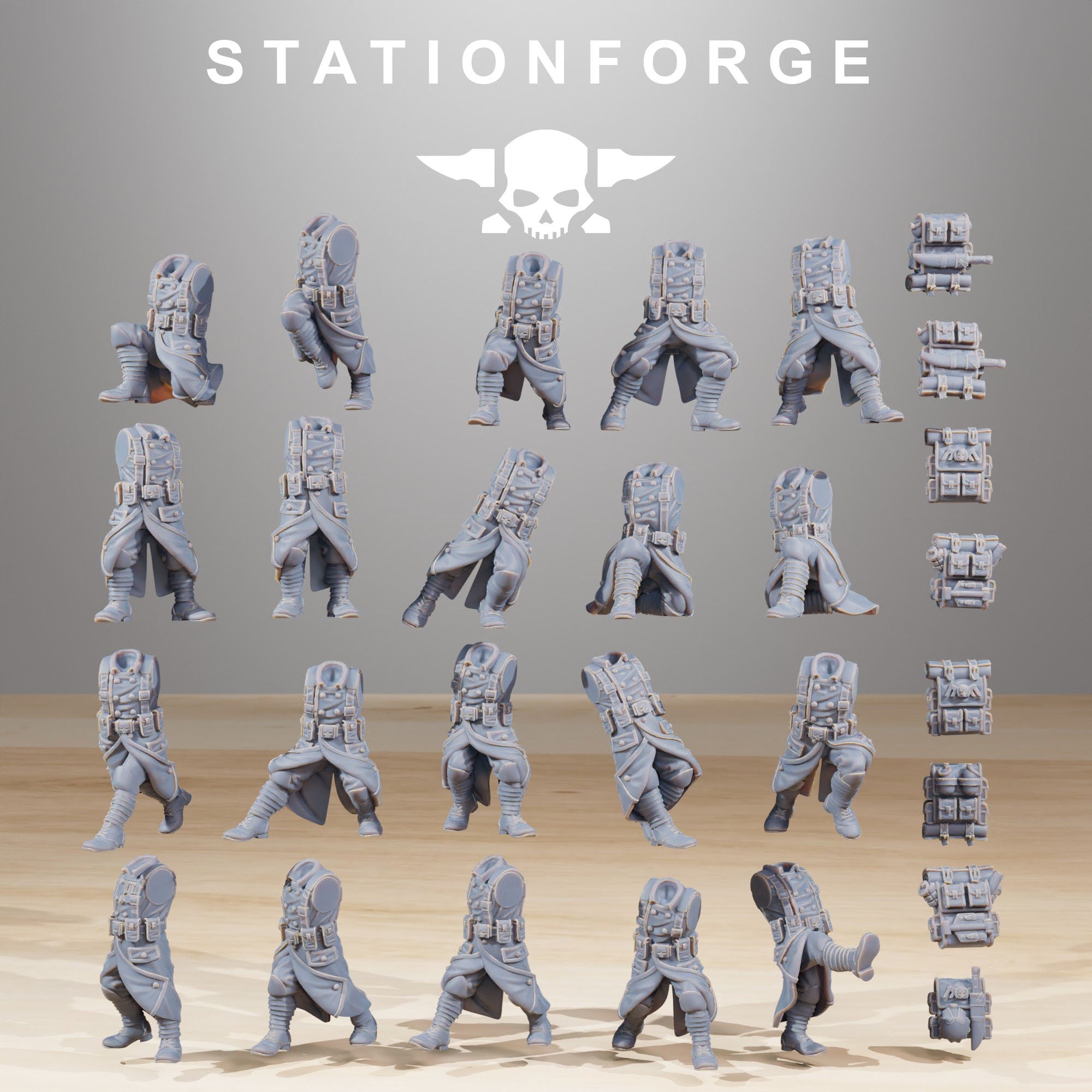 GrimGuard Builder from StationForge/Whole Set +Free Bases