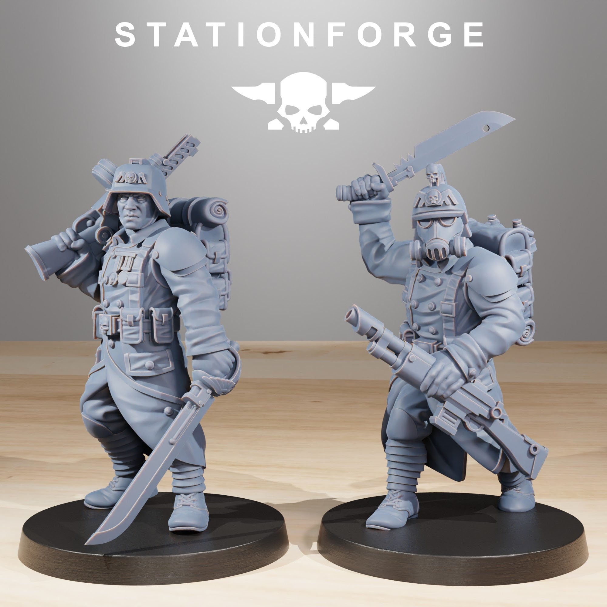 GrimGuard Builder from StationForge/Whole Set +Free Bases