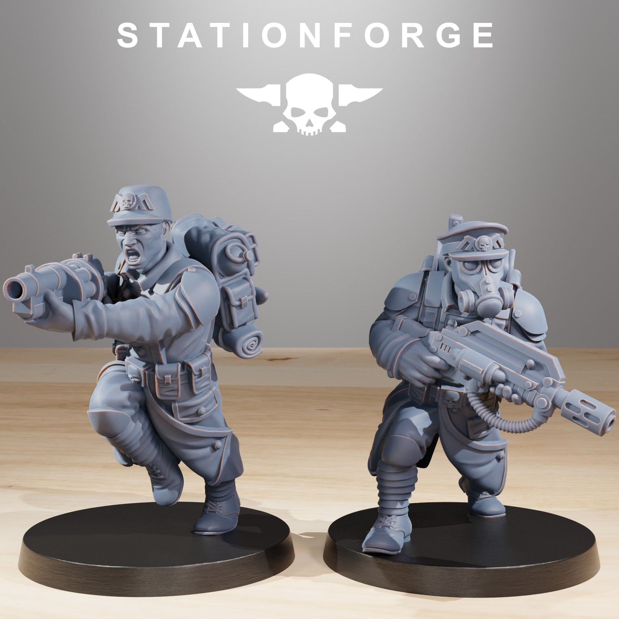 GrimGuard Builder from StationForge/Whole Set +Free Bases
