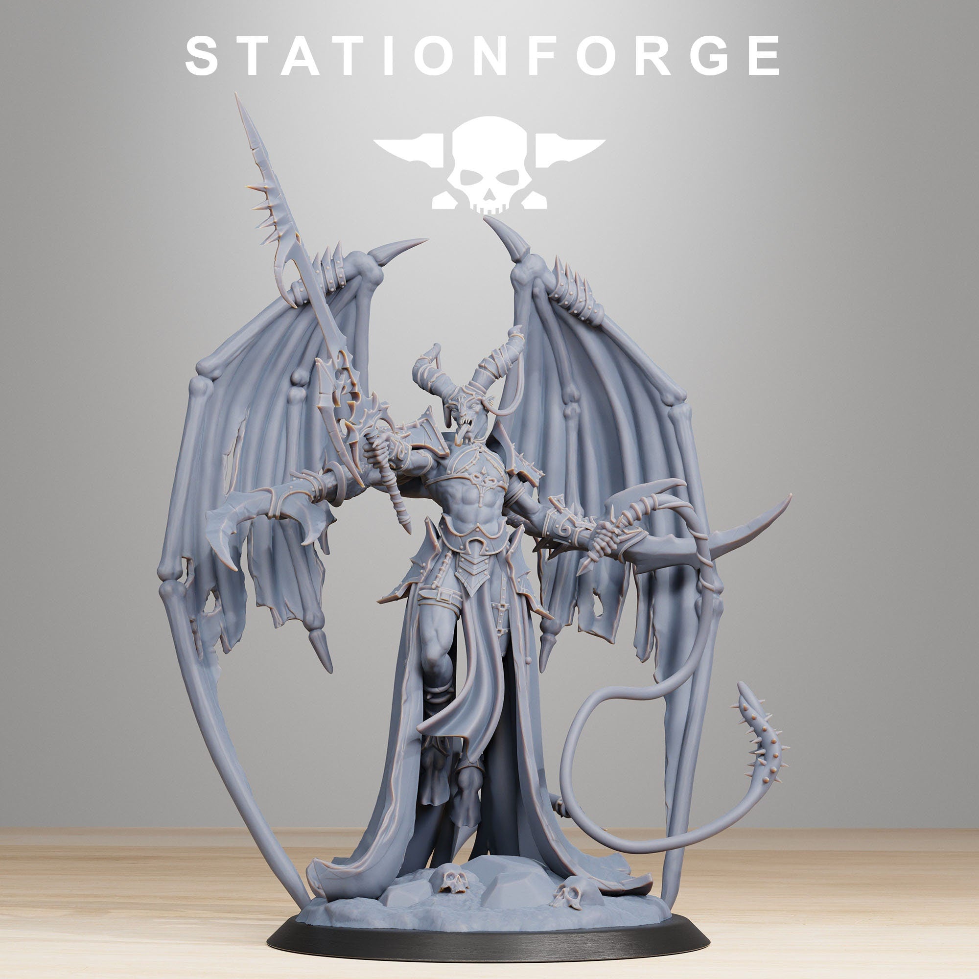 Demon Queen from StationForge/Wargame Miniature+ Gratis Base