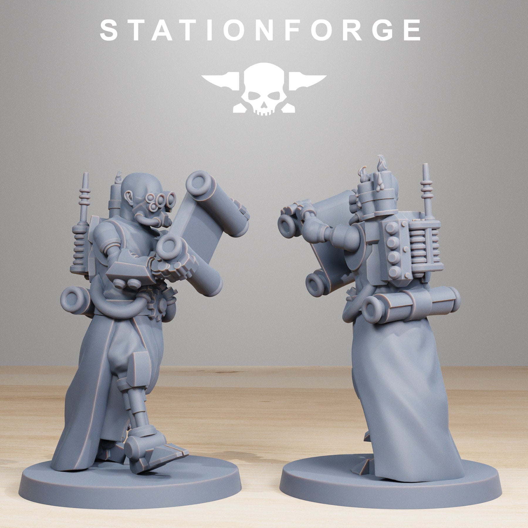 Scavenger Vicars from StationForge/10 Wargame Miniatures+ Gratis Bases