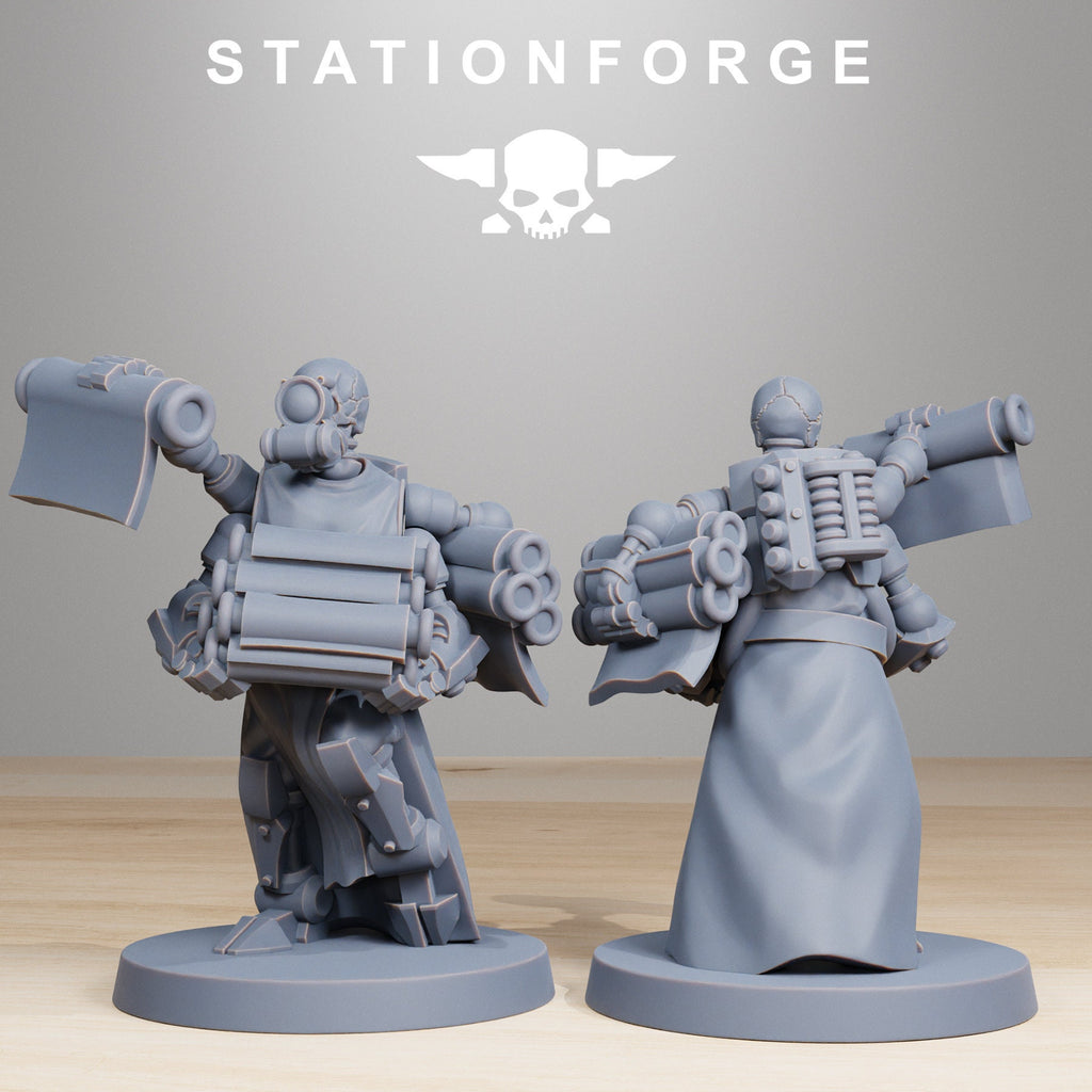 Scavenger Vicars from StationForge/10 Wargame Miniatures+ Gratis Bases