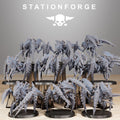 Xenarid Crawlers from StationForge/10 Miniatures +Gratis Bases