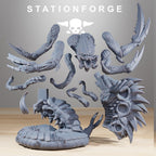 Xenarid Brainiac from StationForge/Wargame Miniature +Gratis Base