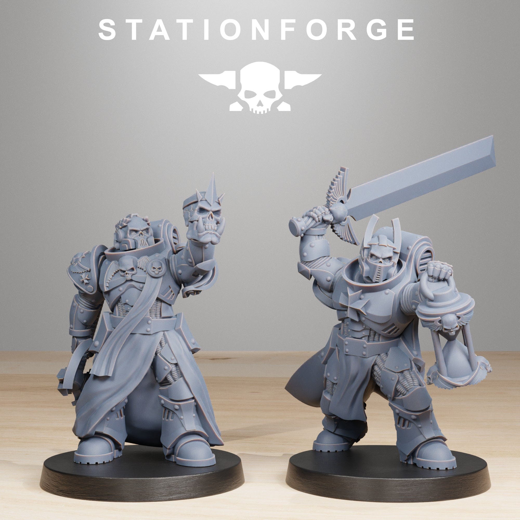 Socratis Reverends von StationForge/ Tabletop, Wargame Miniatur/10Figuren + Gratis Bases
