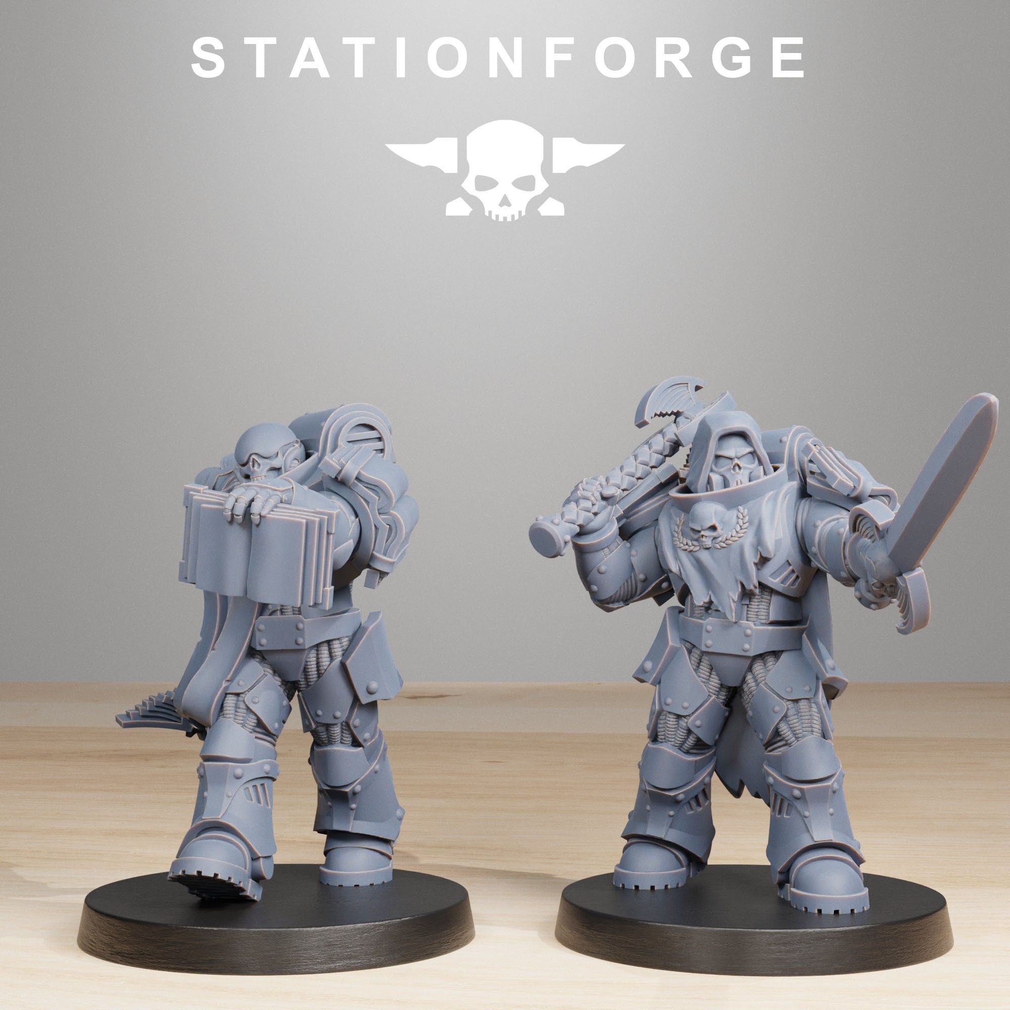 Socratis Reverends von StationForge/ Tabletop, Wargame Miniatur/10Figuren + Gratis Bases