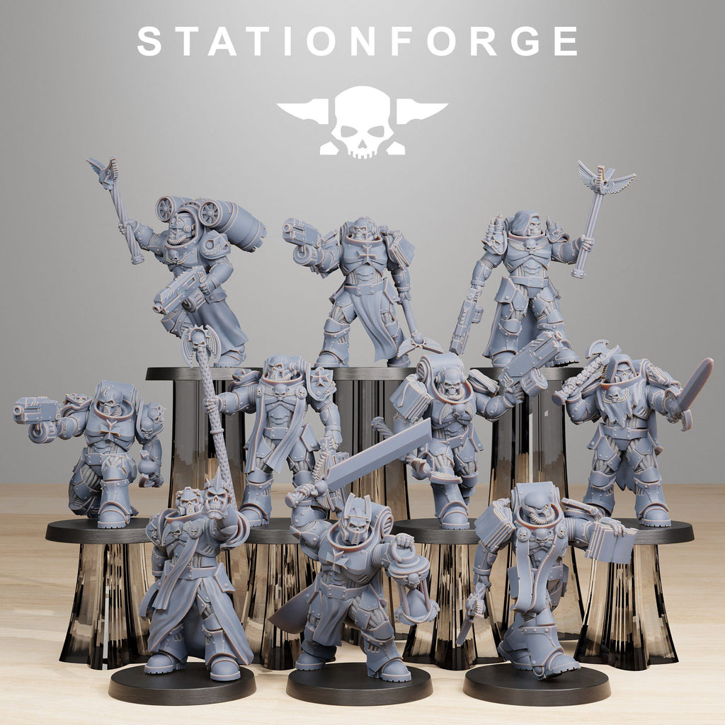 Socratis Reverends von StationForge/ Tabletop, Wargame Miniatur/10Figuren + Gratis Bases
