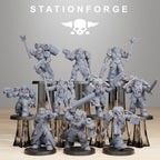 Socratis Reverends von StationForge/ Tabletop, Wargame Miniatur/10Figuren + Gratis Bases