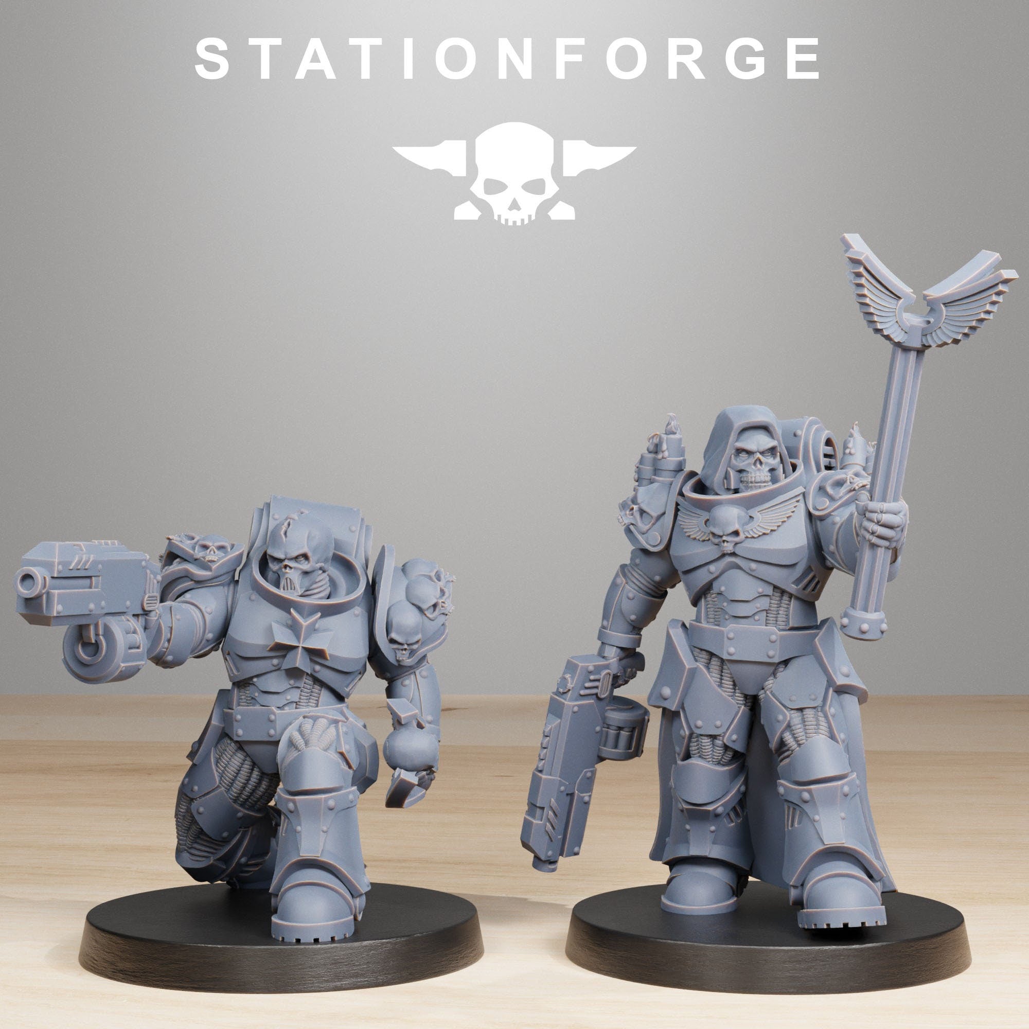 Socratis Reverends von StationForge/ Tabletop, Wargame Miniatur/10Figuren + Gratis Bases