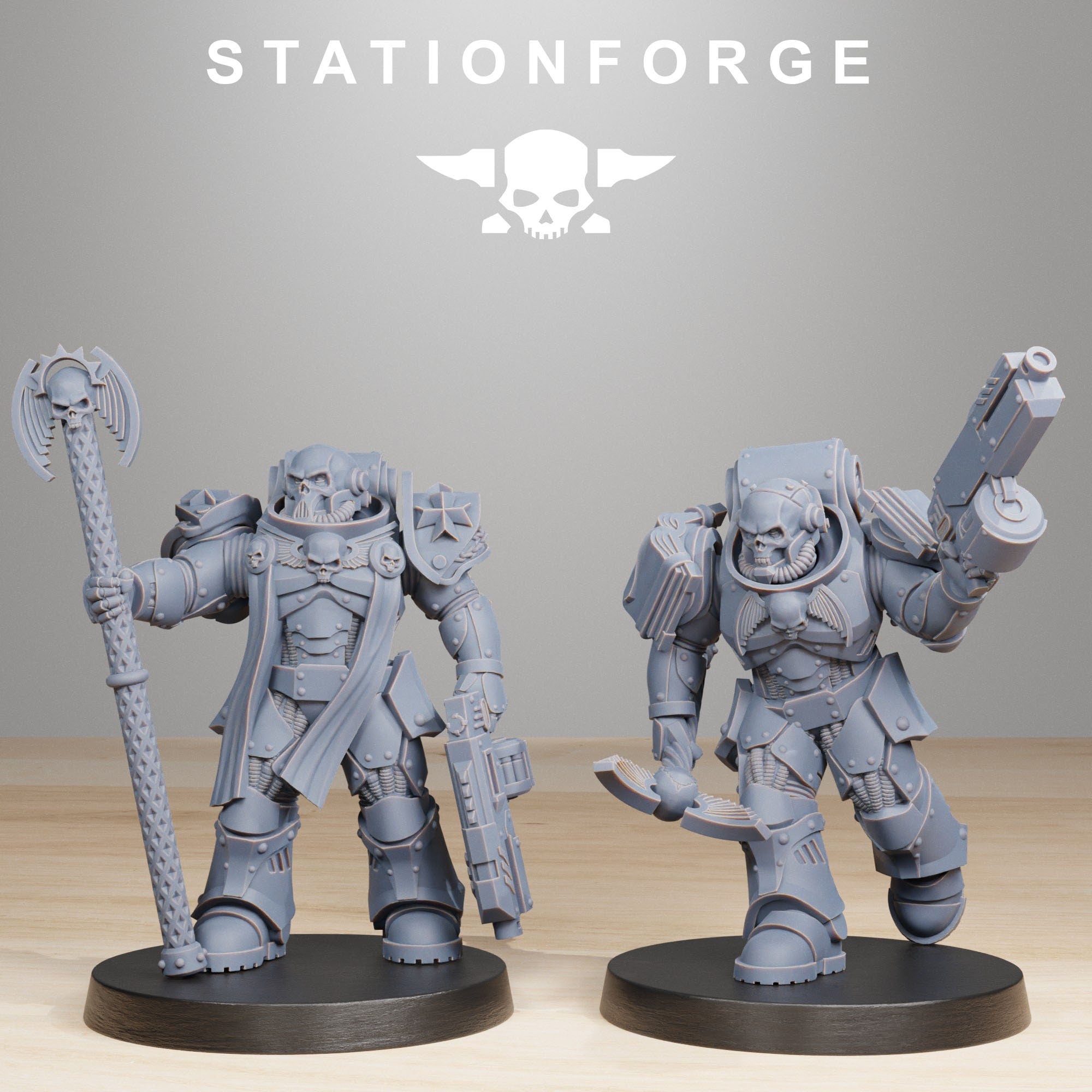 Socratis Reverends von StationForge/ Tabletop, Wargame Miniatur/10Figuren + Gratis Bases