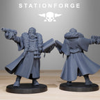 GrimCorp Mercenaries from StationForge/10 Miniatures +Gratis Bases