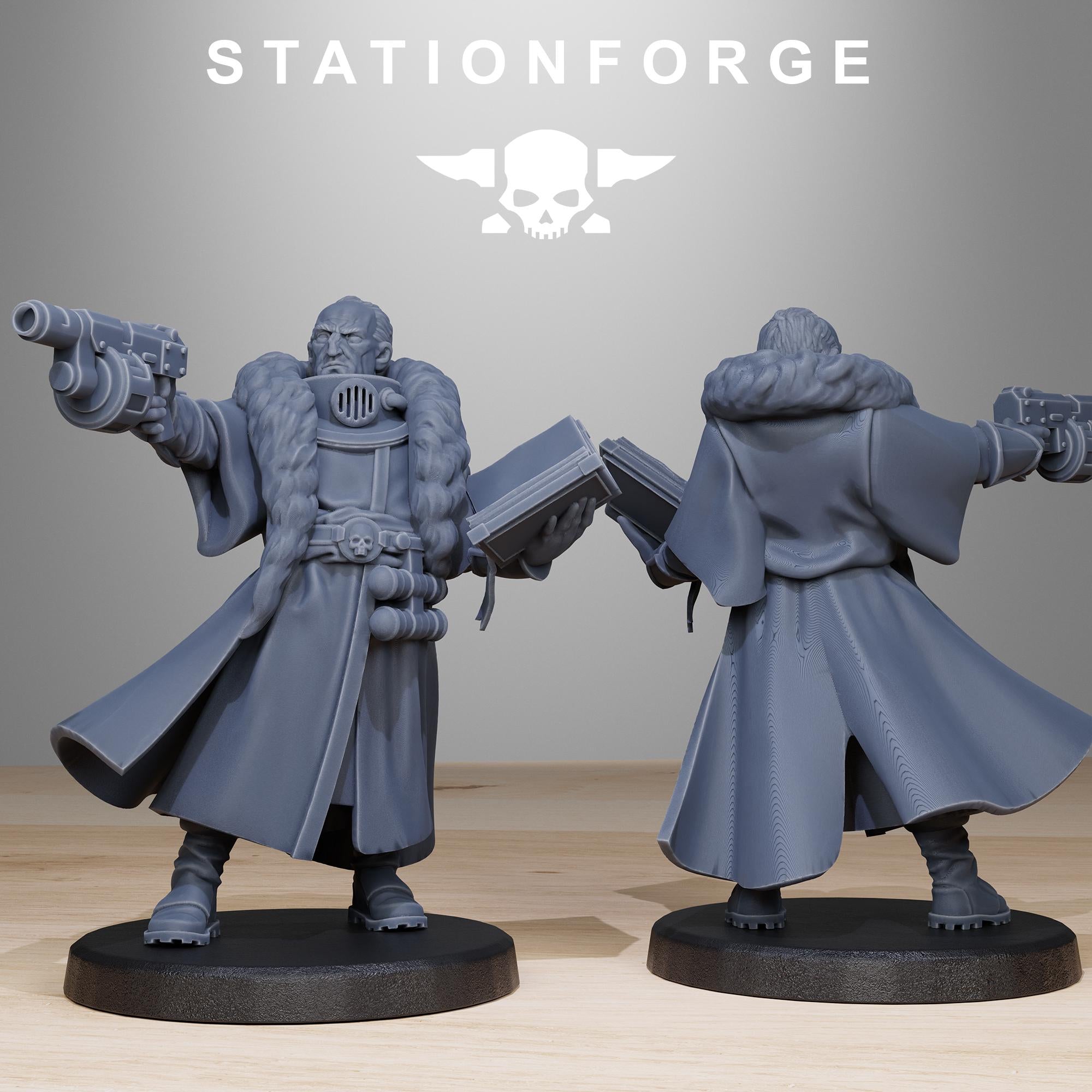 GrimCorp Mercenaries from StationForge/10 Miniatures +Gratis Bases