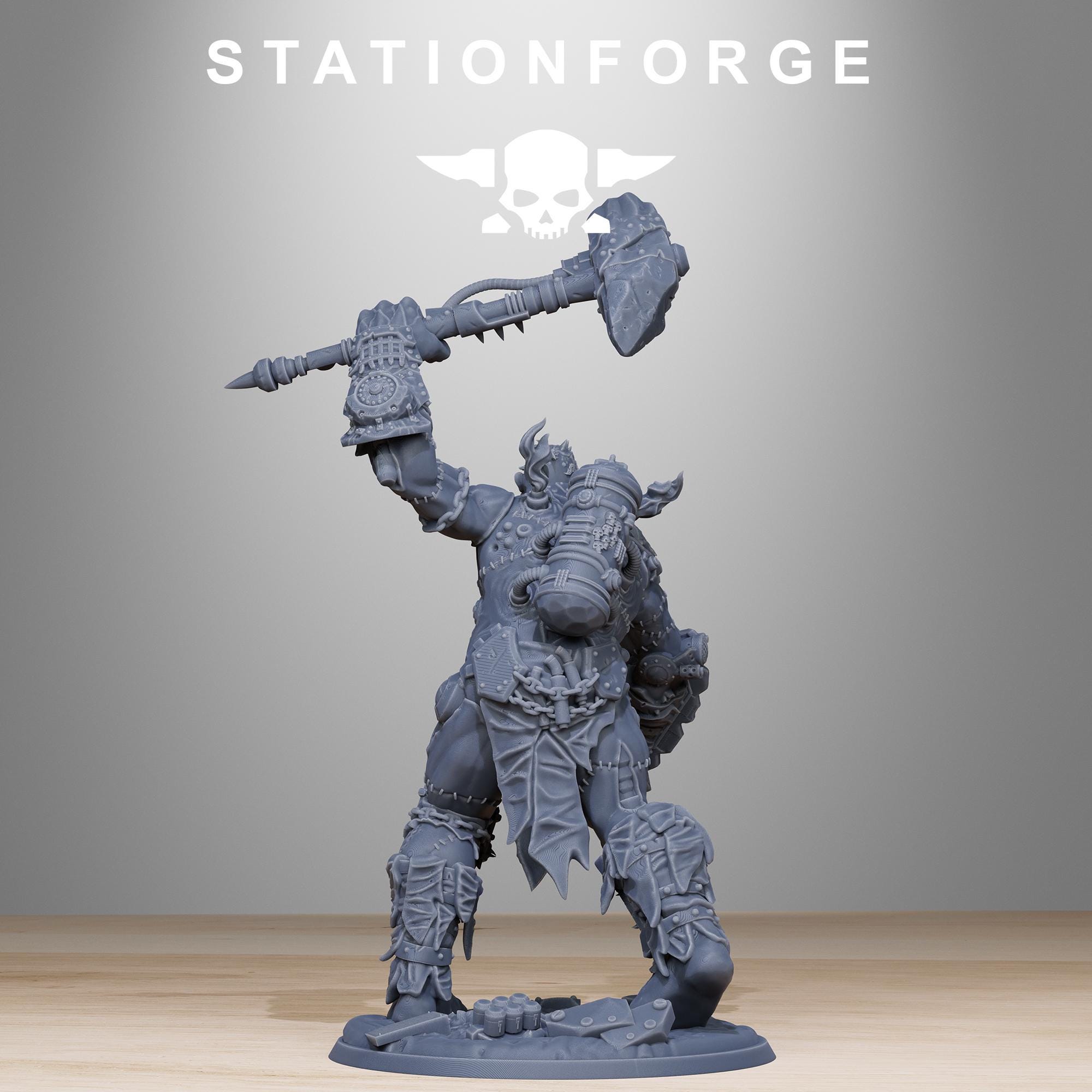Corrupted Giant from StationForge/Wargame Miniature+ Gratis Base