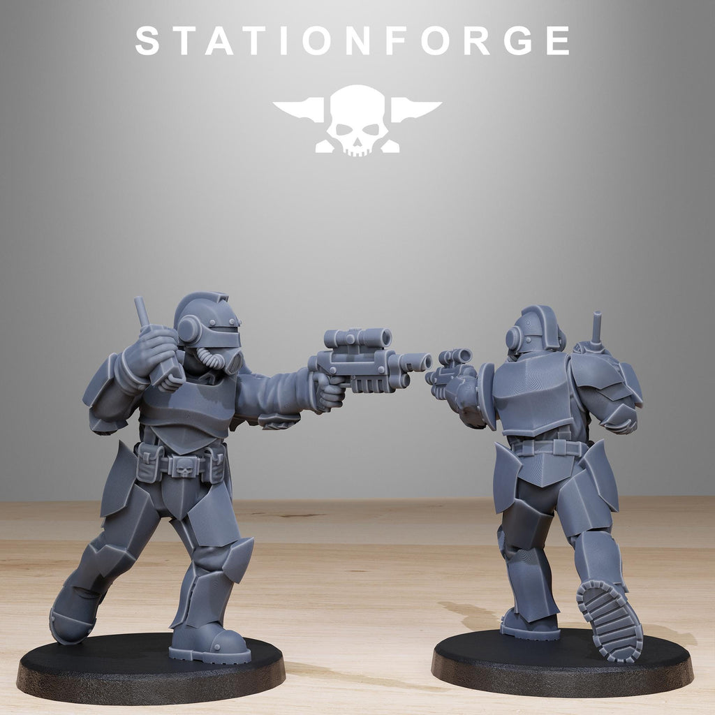 GrimGuard Enforcers from StationForge/10 Miniatures +Gratis Bases