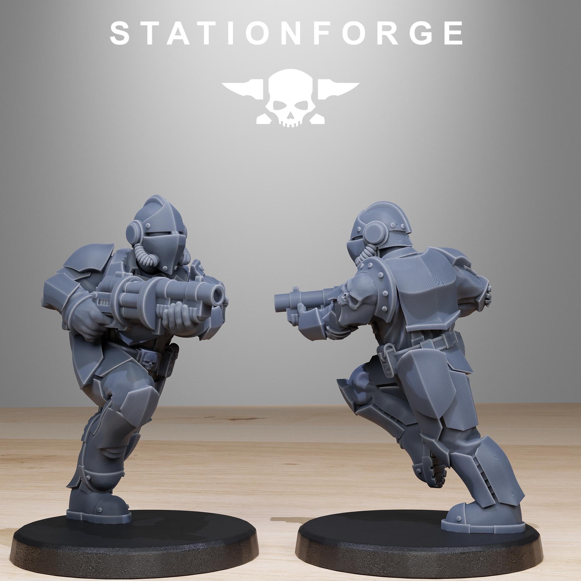 GrimGuard Enforcers from StationForge/10 Miniatures +Gratis Bases