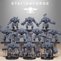 Orkaz Bots Infantry from StationForge/10 Miniatures +Gratis Bases