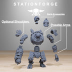 Orkaz Bots Infantry from StationForge/10 Miniatures +Gratis Bases