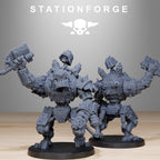 Orkaz Bots Infantry from StationForge/10 Miniatures +Gratis Bases