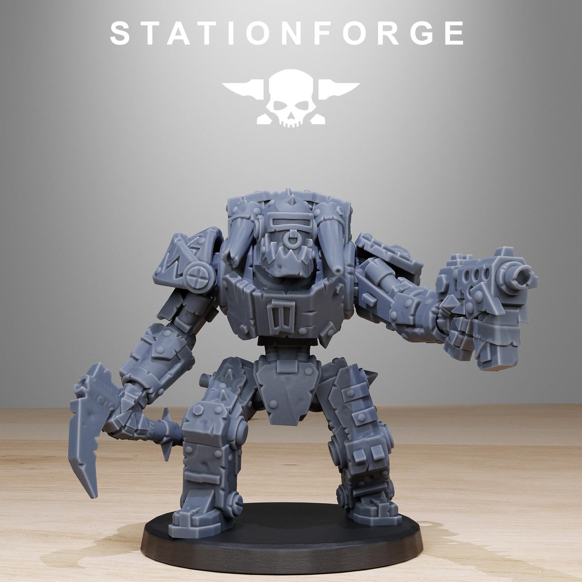 Orkaz Bots Infantry from StationForge/10 Miniatures +Gratis Bases