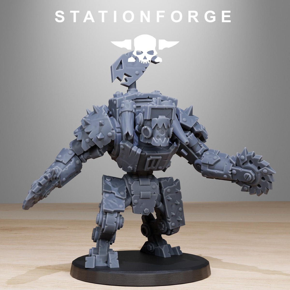 Orkaz Bots Infantry from StationForge/10 Miniatures +Gratis Bases
