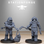 GrimGuard Bomb Squad from StationForge/10 Miniatures +Gratis Bases