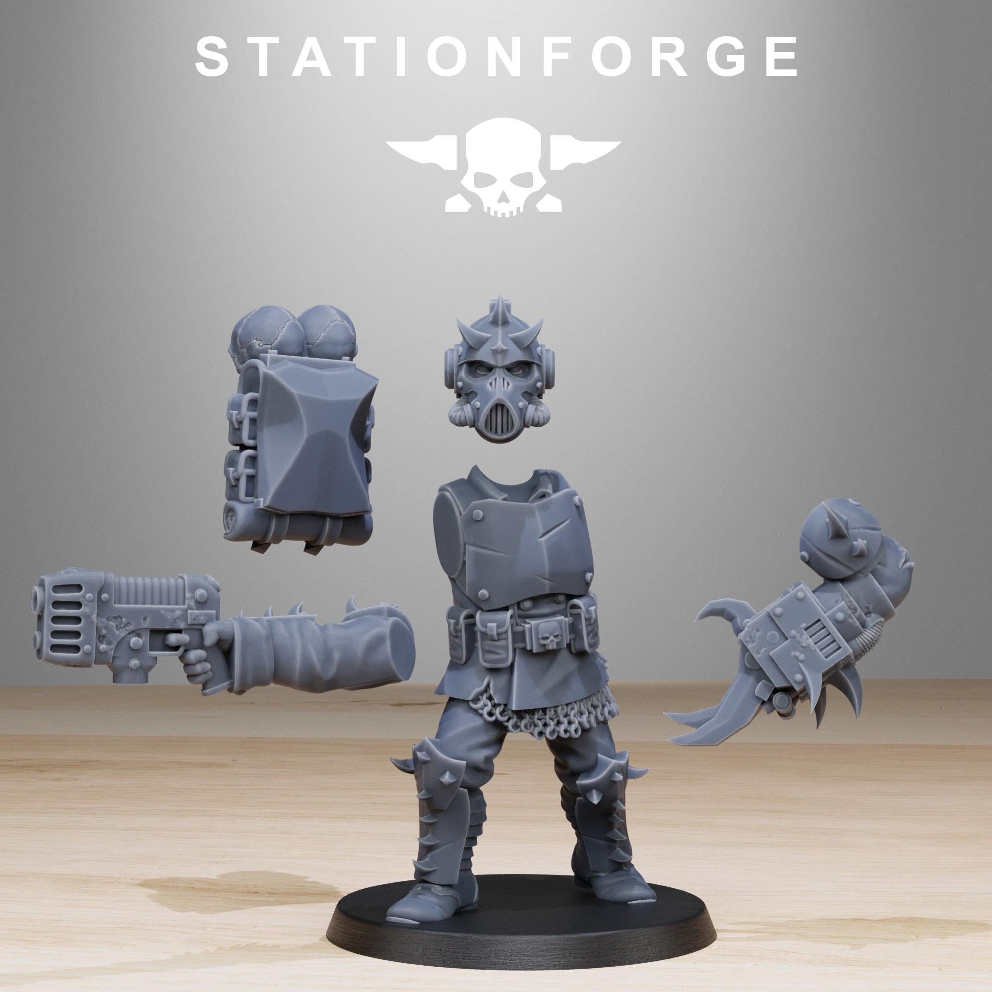 CorruptedGuard Builder from StationForge/Ganze Set +Gratis Bases