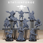GrimCorp Mercenaries from StationForge/10 Miniatures +Gratis Bases