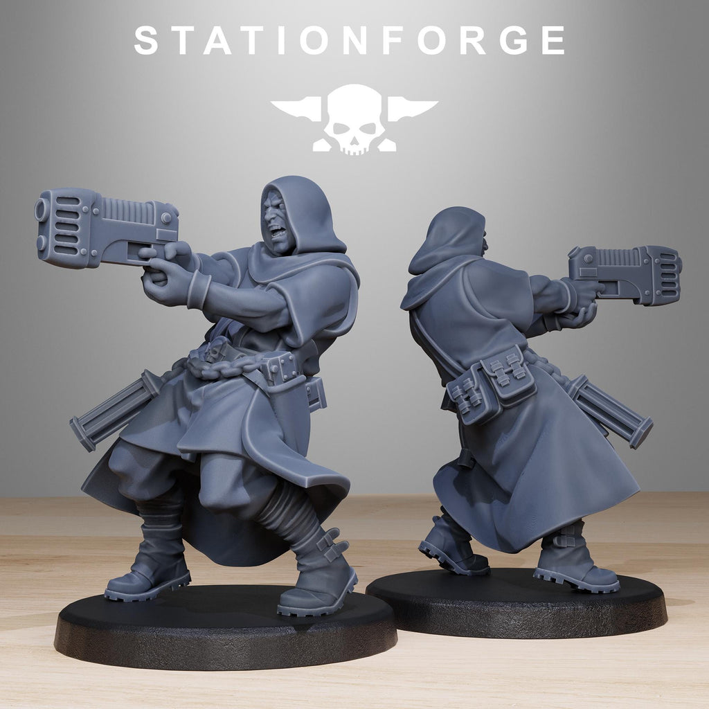 GrimCorp Mercenaries from StationForge/10 Miniatures +Gratis Bases